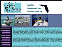 Tablet Screenshot of gulfbreezeguideservice.com